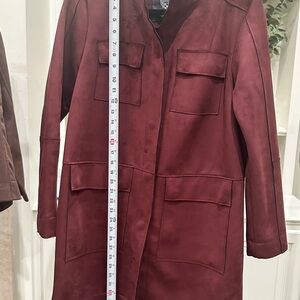 Vince Camuto Deep Red Utility Jacket
